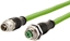 Attēls no Metz Connect Verbindungsleitung M12 BU-M12 ST, 8-pol X-kodiert, gerade-gerade, 5 m