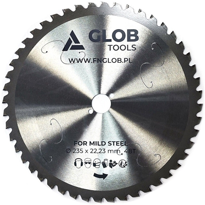 Изображение Michelin Pia tarczowa GLOB TOOLS TCT 235x22,23mm 48z do prtów zbrojeniowych