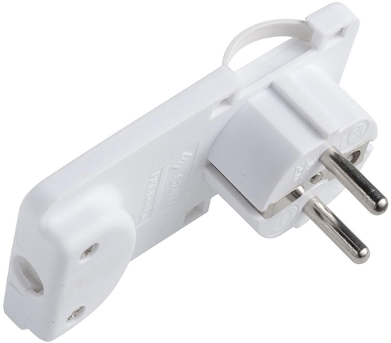 Picture of MicroConnect Schuko Angled Power Plug