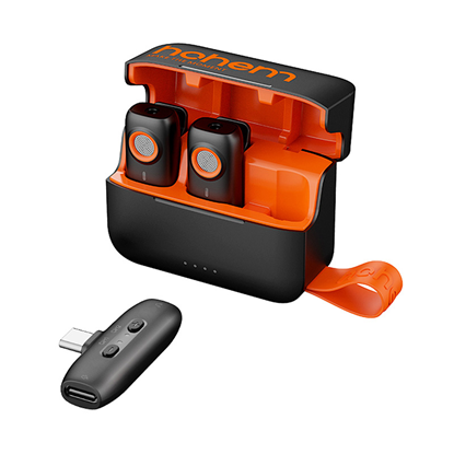 Attēls no Microphone Hohem (2TX + 1RX +Charging Case )Type-C
