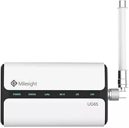 Attēls no Milesight UG65 Bramka LoraWan IP65 Wi-Fi PoE MQTT VPN Programowalna w Python SDK Node-RED 2* Antena wewntrzna 1*Antena Zewntrzna, wersja UKI