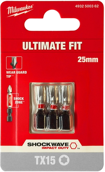 Picture of MILWAUKEE KOCÓWKA T15 x 25mm/ 3szt. ShW