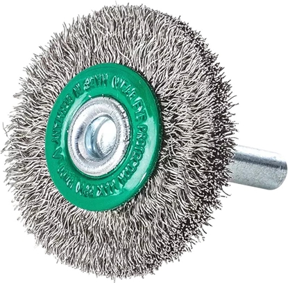 Picture of Milwaukee MILWAUKEE SZCZOTKA DRUCIANA TARCZOWA TRZPIENIOWA S6 50x11 STAL NIERDZEWNA KARBOWANA 0.3-3szt.