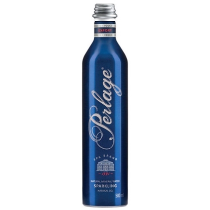 Picture of Minerālūdens PERLAGE, gāzēts, alumīnija pudele, 0.5l (DEP)