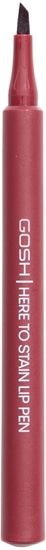 Picture of Miss Sporty GOSH_Here To Stain Lip Pen kreda do ust Berry Stain 1ml