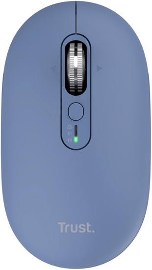 Изображение Mysz Trust TRUST My Seron Hyperscroll Slim, Bezdrátowa, niebieska