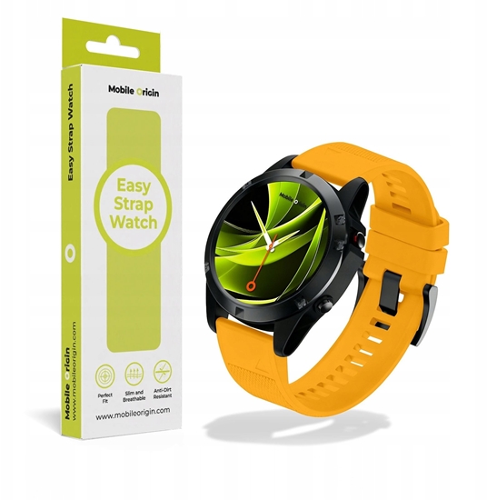 Picture of Mobile Origin Easy Strap Watch 20mm Yellow