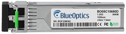 Attēls no Modu SFP BlueOptics BlueOptics J4860D modu przekaników sieciowych Swiatowód 1250 Mbit/s SFP 1550 nm