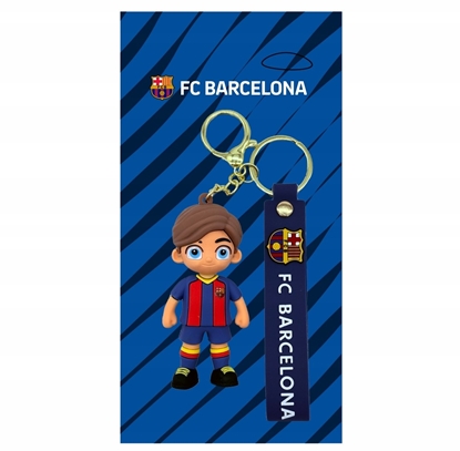 Изображение Moya Matcha Brelok Breloczek Fc Barcelona Figurka Lewandowski Zawieszka Klucze Plecak / 49901