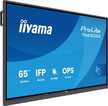Picture of Monitor iiyama IIYAMA TN6505A-B1AG 165,1cm 65 cali IFP OS-free 40-Points DeepContrast IR+ with Zero Gap - Air bonding Anti-glare and Bacteria