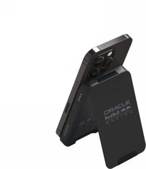 Picture of Mophie Snap+ Powerstation Mini Stand Redbull Racing - magnetyczny powerbank 5000mAh z podstawk kompatybilny z MagSafe (1x port USB-C) (black)