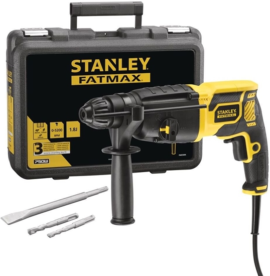 Изображение Motowiertarka Stanley STANLEY MOTOWIERTARKA SDS+  750W KFFMED500K 1,8J