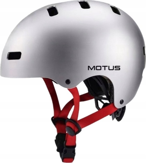 Picture of Motus Kask ochronny dziecicy Motus MD-107 Rozmiar M 48-56cm Srebrny