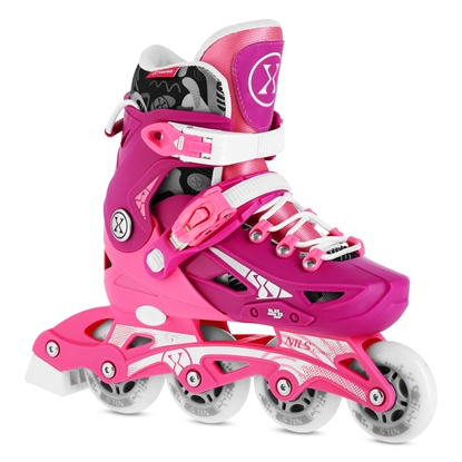 Изображение NA1055 BLAZE PINK INLINE SLIDAS, M IZMĒRS (35–38) NILS EXTREME