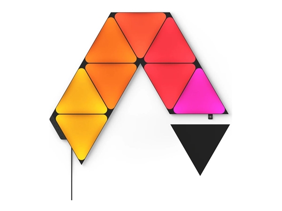 Picture of Nanoleaf | Shapes Black Triangles Starter Kit (9 panels) | 42 W | WiFi