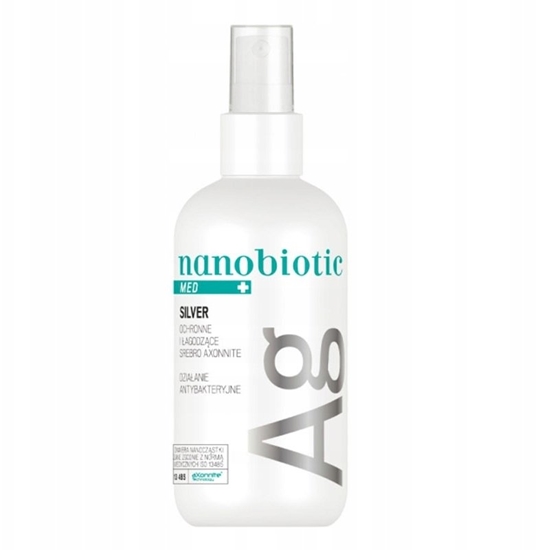Picture of Nano-Tech Sp. z o.o. NANOBIOTIC_Silver spray o dziaaniu antybakteryjnym na skór i bony luzowe 150ml