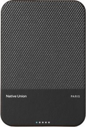 Attēls no Native Union (Re)Classic Power Bank - magnetyczny powerbank 10000 mAh kompatybilny z MagSafe i Qi2, kabel USB-C - USB-C 15 cm w zestawie (black)