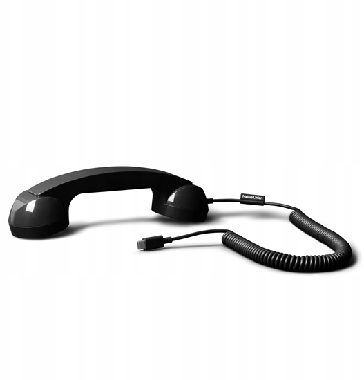Picture of Suchawki Native Union Pop Phone - suchawka telefoniczna USB-C z funkcj odbierania i koczenia pocze (black)