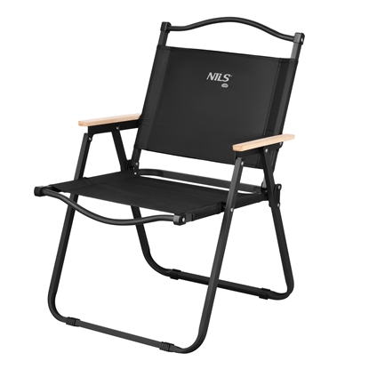 Изображение NC4307 BLACK SALOKAMAIS KRĒSLS NILS CAMP