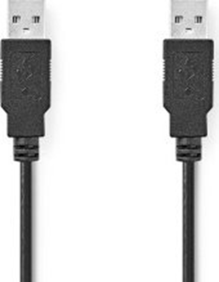 Picture of Nedis CCGL60000BK50 kabel USB USB 2.0 5 m USB A Czarny