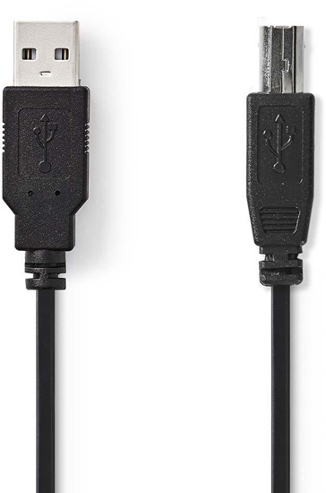 Picture of Nedis Nedis CCGB60100BK30 kabel USB USB 2.0 2 m USB A USB B Czarny