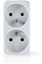 Изображение Nedis Nedis PSSPL200C2WT rozgaziacz 2 x gniazdo sieciowe Wewntrzna Biay