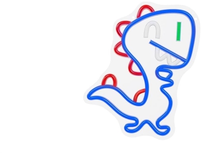 Изображение Neon PLEXI LED JURASSIC BABY DINO niebieski FLNJ01 Forever Light