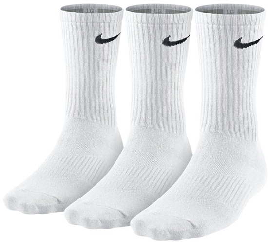 Picture of Nike Skarpety mskie Lightweight Crew 3pak biae r. 42-46 (SX4704-101)