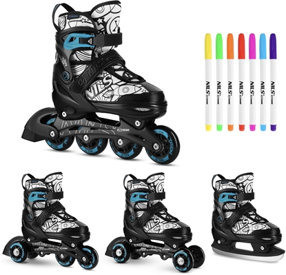 Attēls no Nils Extreme NH10907 4w1 YWOROLKI Z WYM. POZ HOKEJOW TINTY ZIELONE ROZM. M(35-38) NILS EXTREME