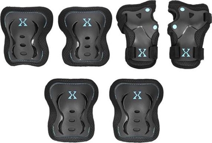 Изображение Nils Extreme Zestaw Ochraniaczy Extreme czarno-mitowy r. M (16-60-114)