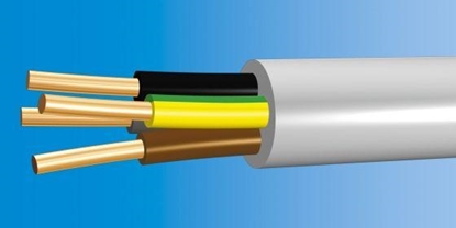 Picture of NKT Cables Przewód elektroenergetyczny YDYo 4x6mm 750V biay