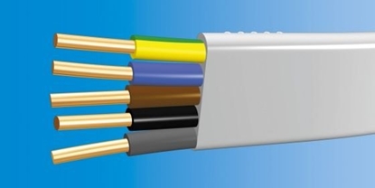 Picture of NKT Cables Przewód instalacyjny YDYP-O 5x4,0 750V biay 13029020