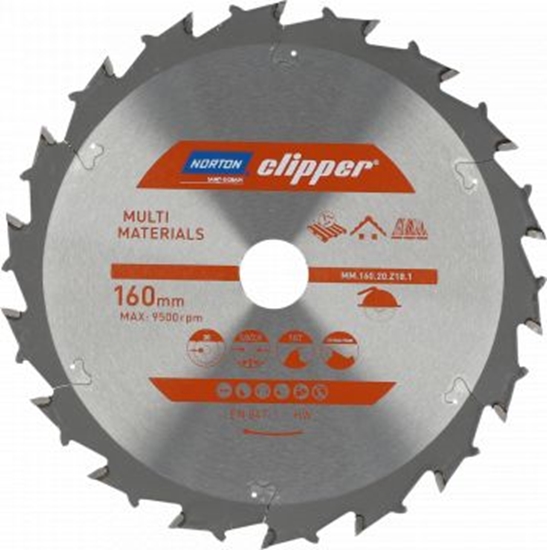 Picture of Norton Clipper NORTON PIA TARCZOWA 230mm x 30mm x 24z MULTI MATERIALS DEMOLITION (3,0/2,0) N70184608131