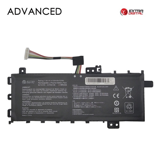 Изображение Notebook Battery ASUS B21N1818, 4150mAh, Extra Digital Advanced