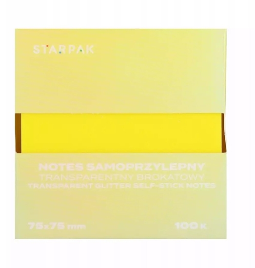 Picture of NOTES SPRZYL 75X75/100K TRANSP BROKZOL STK12/360