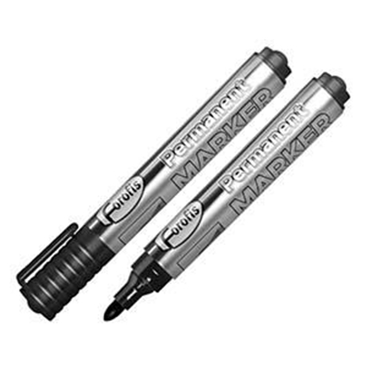 Picture of Noturīgais marķieris 4mm konisks melns Forofis DE