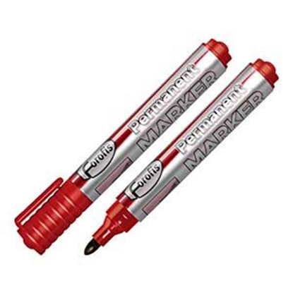 Picture of Noturīgais marķieris 4mm konisks sarkans Forofis