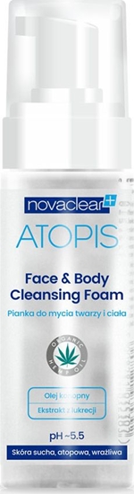 Изображение Novaclear Pianka do mycia twarzy i ciaa Face&Body Cleansing Foam 150 ml