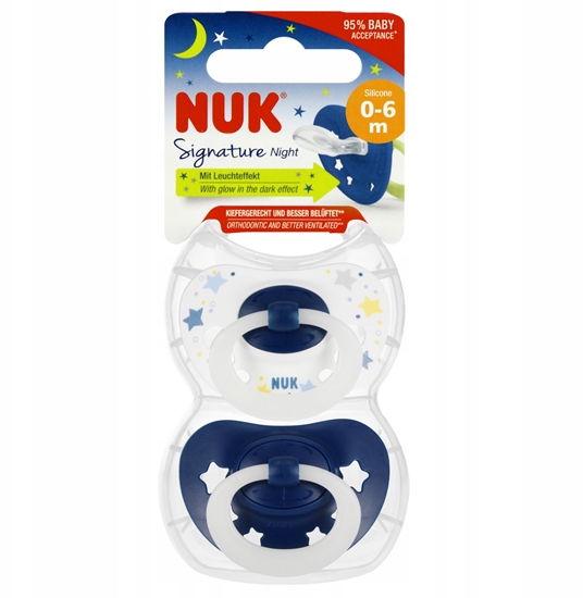 Picture of NUK NUK SMOCZEK USP 2EL 0-6M NIE NIGHT 10175270 1/6