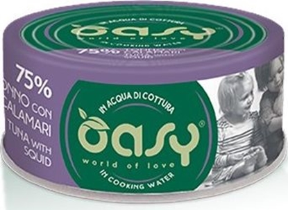 Attēls no Oasy Karma mokra More Love Tuczyk i kalmary puszka 70g