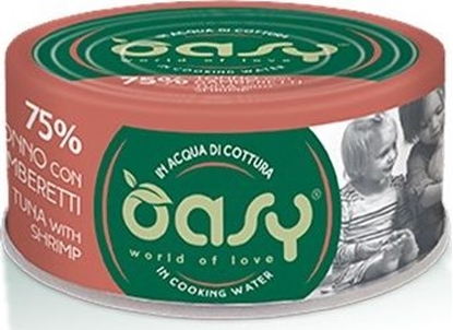 Attēls no Oasy Karma mokra More Love Tuczyk i krewetki puszka 70g