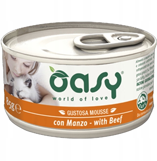 Picture of Oasy OASY KOT MOUSSE WOLOWINA 85G PUSZKA OKM-2795