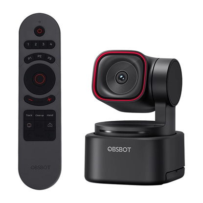 Picture of OBSBOT Tiny 3 Lite webcam with remote control