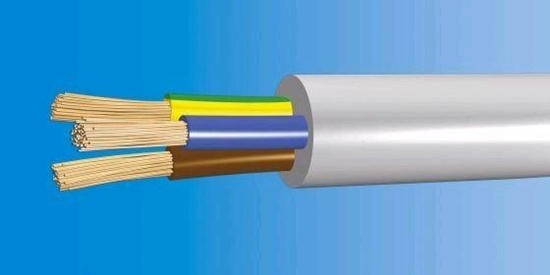 Изображение Onnline Przewód mieszkaniowy OMY-O (H03VV-F) 3x1,5 300V biay