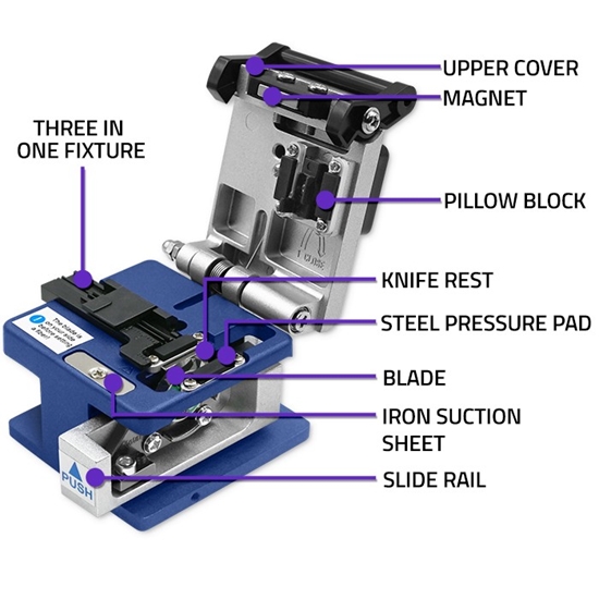 Picture of Optiskās šķiedras griešanas ierīce (giljotīna) | Fiber optic cleaver