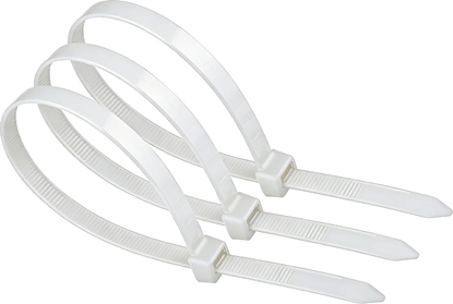 Attēls no Organizer ZOY Opaska zaciskowa Biay 100 sztuk 3,6mmx300mm