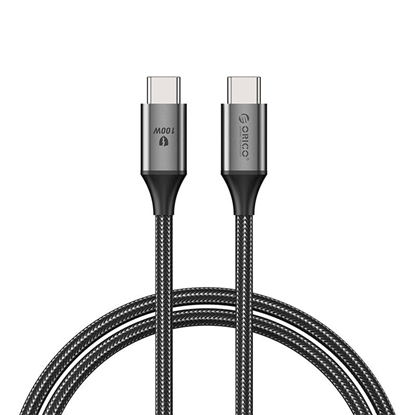 Picture of Orico 100W USB-C līdz USB-C lādēšanas kabelis (mel