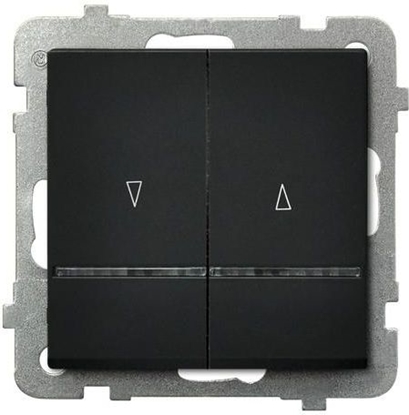 Picture of Ospel cznik aluzjowy Sonata 10AX 2200W z podwietleniem czarny metalik (P-7RS/m/33)