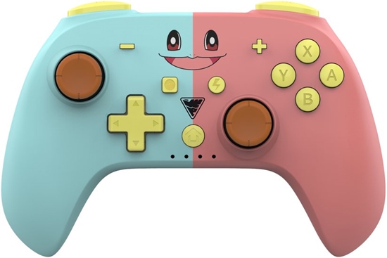 Picture of Pad DragonShock Dragonshock Controller Poptop Wireless Cubes Switch pink blu