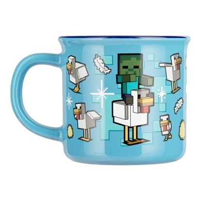 Attēls no Paladone Minecraft Chicken Jockey Heat Change Mug